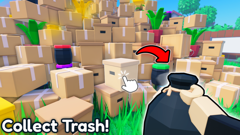 Clean the Backyard Roblox backyard cleanup gameplay screenshot